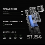 Flextail Evo Repeller 三合一戶外驅蚊燈 (綠色)